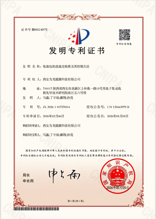 Patent for Invention