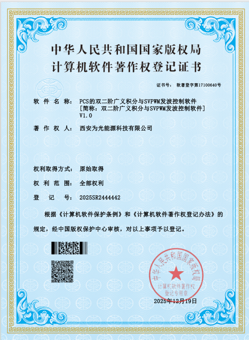 Software Copyright Registration Certificate